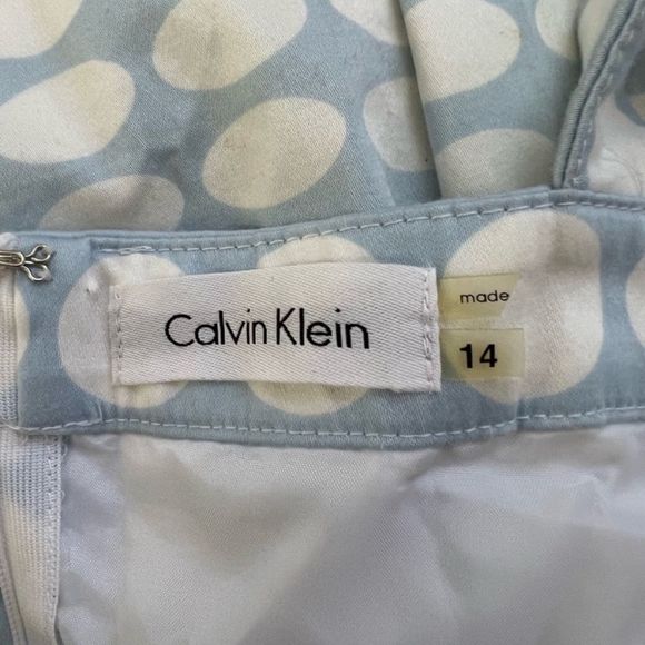 CALVIN KLEIN A-Line Polka Dot Dress - Picture 5 of 5